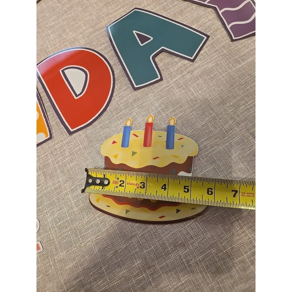 Happy Birthday Garage Door‎ Decoration Magnet Stickers Decals Refrigerator Large